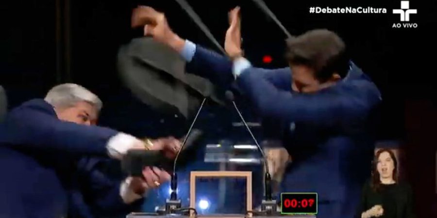Mayoral debate in Brazil turns ugly as candidate attacks rival with chair, live on TV mayoral-debate-in-brazil-turns-ugly-as-candidate-attacks-rival-with-chair,-live-on-tv