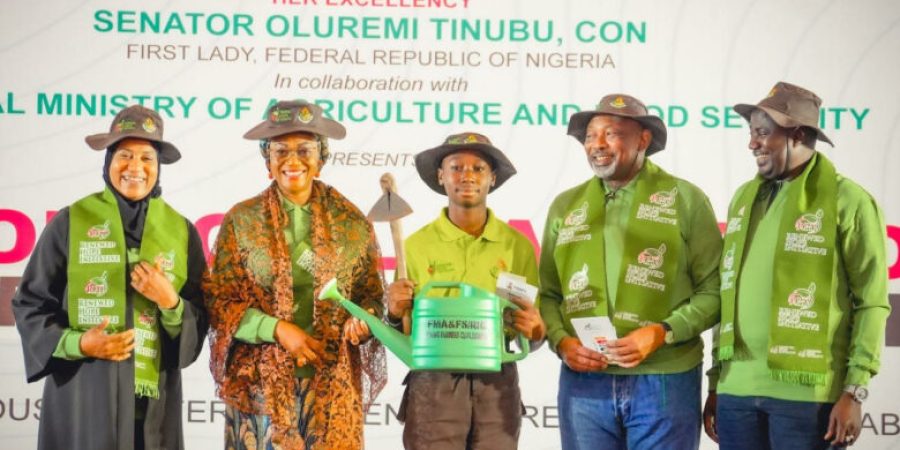 first-lady-tinubu-launches-young-farmers-club,-says-agriculture-remains-nigerias-backbone