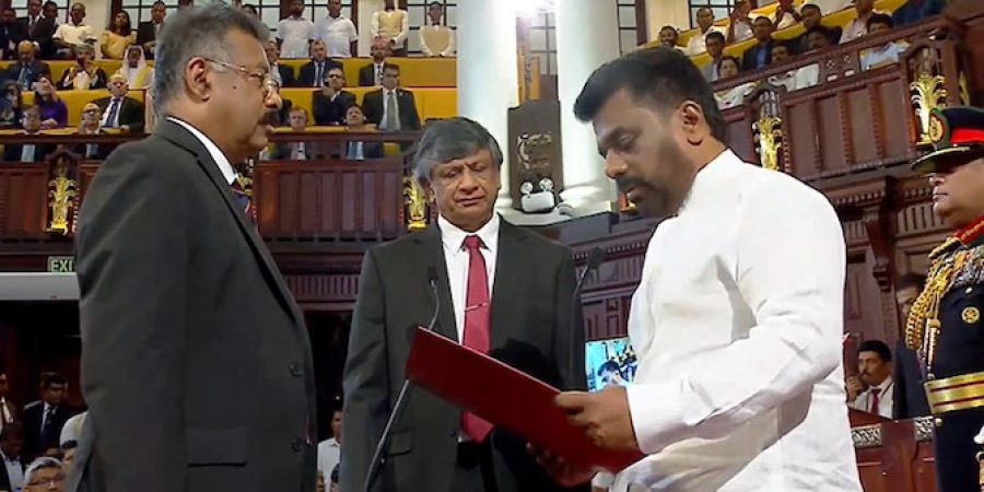 Anura Dissanayake Sworn in as Sri Lankas President, Vows to Rewrite History After Economic Crisis anura-dissanayake-sworn-in-as-sri-lankas-president,-vows-to-rewrite-history-after-economic-crisis