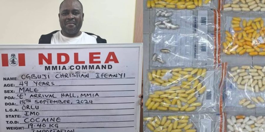 NDLEA Intercepts Ex-Convict with Over N4.6bn Worth of Cocaine at Lagos Airport ndlea-intercepts-ex-convict-with-over-n4.6bn-worth-of-cocaine-at-lagos-airport