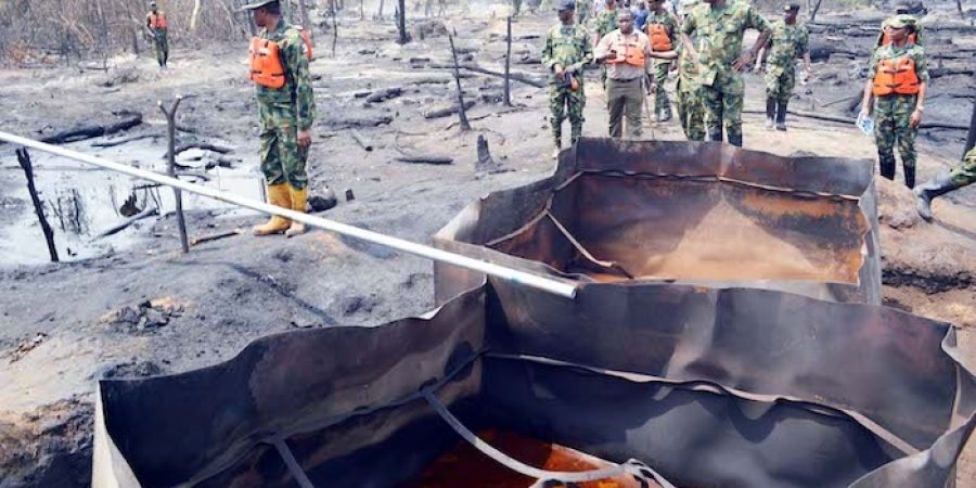 Nigerian Navy Destroys 19 Illegal Refineries in Bayelsa, Rivers, Seizes Crude Worth Over N13bn nigerian-navy-destroys-19-illegal-refineries-in-bayelsa,-rivers,-seizes-crude-worth-over-n13bn