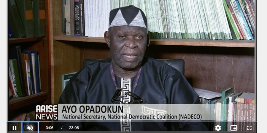 Afeniferes Opadokun Disputes Tinubus Claim of Improved Security in Independence Day Speech afeniferes-opadokun-disputes-tinubus-claim-of-improved-security-in-independence-day-speech