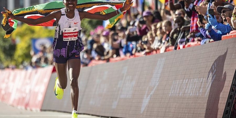 Kenyas Ruth Chepngetich Sets New Womens Marathon World Record in Chicago kenyas-ruth-chepngetich-sets-new-womens-marathon-world-record-in-chicago