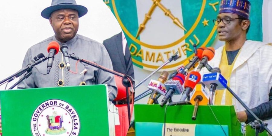 Bayelsa Governor Diri, Yobe Governor Buni Present N689.44bn, N320.8bn For 2025 Budget bayelsa-governor-diri,-yobe-governor-buni-present-n68944bn,-n320.8bn-for-2025-budget