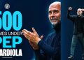 pep-guardiola-marks-500th-game-at-manchester-city-with-2-0-win-over-leicester