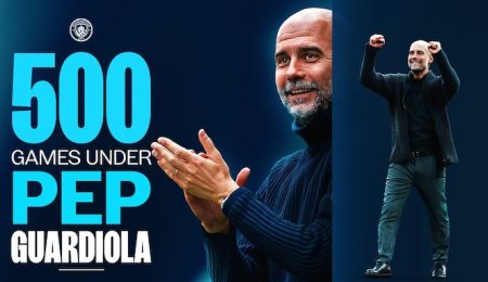 Pep Guardiola Marks 500th Game At Manchester City With 2-0 Win Over Leicester pep-guardiola-marks-500th-game-at-manchester-city-with-2-0-win-over-leicester
