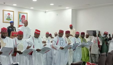 Governor Yusuf Swears in 7 Commissioners, 13 Advisers to Enhance Governance in Kano State governor-yusuf-swears-in-7-commissioners,-13-advisers-to-enhance-governance-in-kano-state