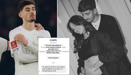 Kai Havertzs Wife Reveals Online Abuse Following Arsenals Defeat to Man United kai-havertzs-wife-reveals-online-abuse-following-arsenals-defeat-to-man-united