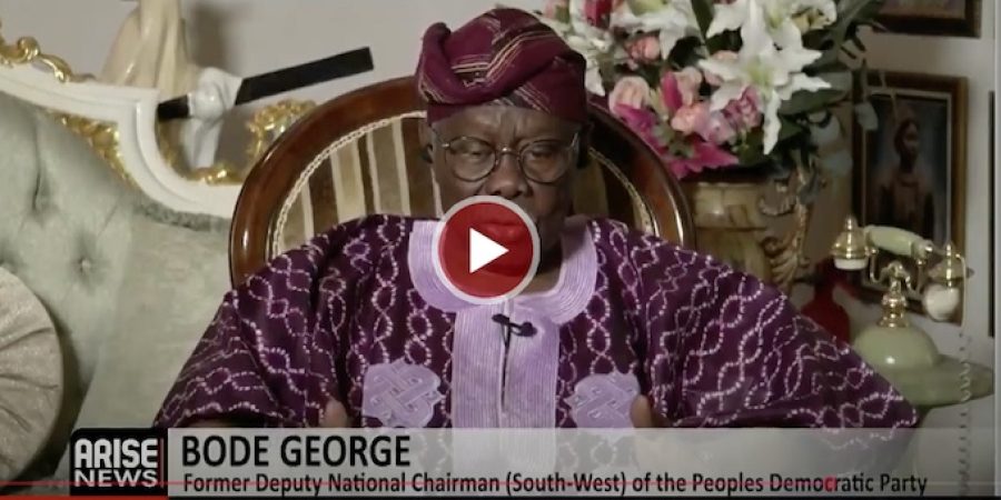 Bode George: PDP Is Drifting Very Badly, Needs Urgent Intervention bode-george:-pdp-is-drifting-very-badly,-needs-urgent-intervention