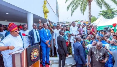 Adeleke Swears in Osun LG Chairmen Despite Government, Police Warnings adeleke-swears-in-osun-lg-chairmen-despite-government,-police-warnings