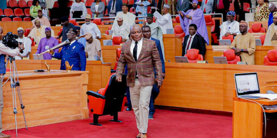 Crisis Deepens as Ousted Lagos Speaker Obasa Storms House, Declares Himself Speaker crisis-deepens-as-ousted-lagos-speaker-obasa-storms-house,-declares-himself-speaker