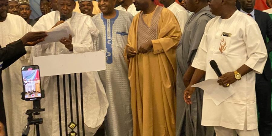 Ganduje Mocks PDP as Atiku Support Groups Defect to APC ganduje-mocks-pdp-as-atiku-support-groups-defect-to-apc