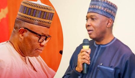 Saraki to Akpabio: Stop Politicising, Trivialising Serious Allegations Levelled Against You saraki-to-akpabio:-stop-politicising,-trivialising-serious-allegations-levelled-against-you