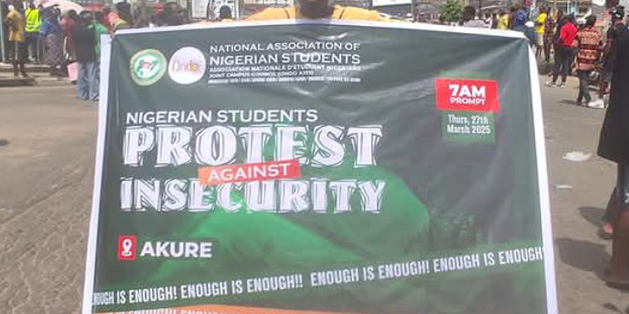 Ondo Students Protest Rising Insecurity, Shut Down Akure Over Alleged Increased Kidnappings ondo-students-protest-rising-insecurity,-shut-down-akure-over-alleged-increased-kidnappings