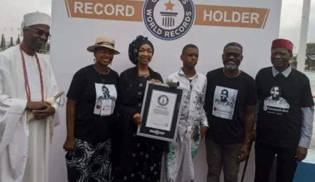 Kanyeyachukwu Receives Guinness World Record Certificate for Largest Artwork by Individual kanyeyachukwu-receives-guinness-world-record-certificate-for-largest-artwork-by-individual