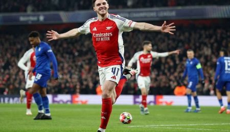 Arsenal Crush Real Madrid 3-0 as Declan Rice Shines in Knockout Clash arsenal-crush-real-madrid-3-0-as-declan-rice-shines-in-knockout-clash