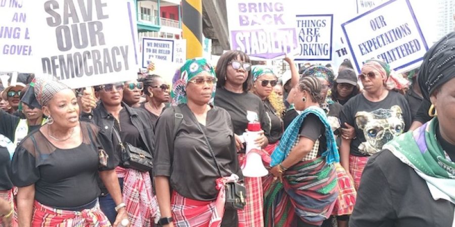 Rivers Women Protest Emergency Rule, Demand Return of Democratic Governance rivers-women-protest-emergency-rule,-demand-return-of-democratic-governance