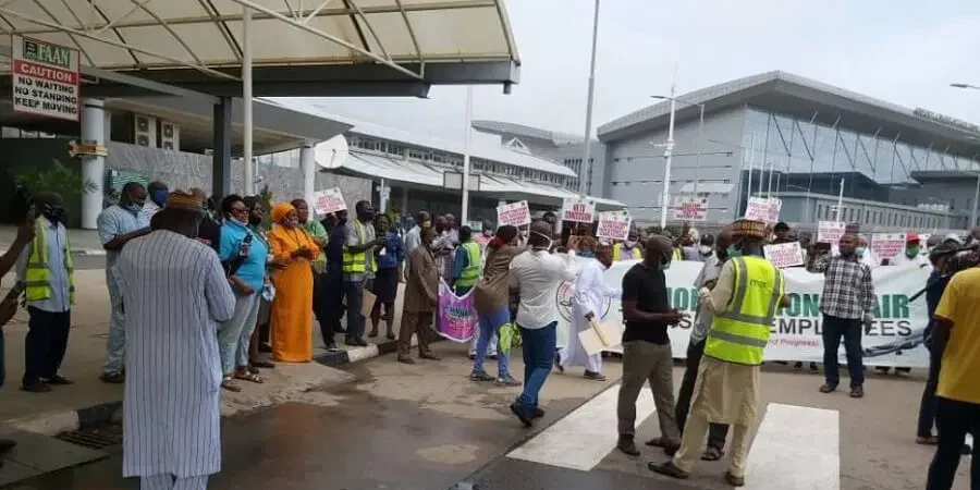 Flights Disrupted at Kano Airport As NiMet Staff Protest Over Wages flights-disrupted-at-kano-airport-as-nimet-staff-protest-over-wages