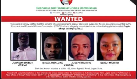CBEX: EFCC Declares Four Persons Wanted for Fraud cbex:-efcc-declares-four-persons-wanted-for-fraud