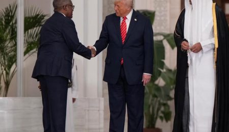 Dangote, Trump Exchange Pleasantries During High-Profile Visit To Qatar dangote,-trump-exchange-pleasantries-during-high-profile-visit-to-qatar