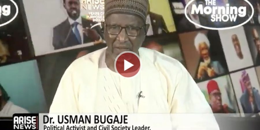 Dr Usman Bugaje: We Are Now Stuck With Politics of Big Men and Not Big Ideas dr-usman-bugaje:-we-are-now-stuck-with-politics-of-big-men-and-not-big-ideas