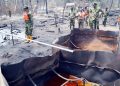 navy-destroys-5-illegal-refining-sites-in-rivers