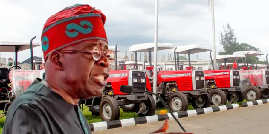 As Nigerias Agricultural Renaissance Begins, Tinubu Launches 2,000 Tractors For Mechanised Farming as-nigerias-agricultural-renaissance-begins,-tinubu-launches-2,000-tractors-for-mechanised-farming