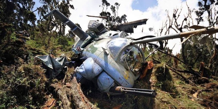 Ugandan Military Helicopter Crashes at Somalia Airport, Cause Unknown ugandan-military-helicopter-crashes-at-somalia-airport,-cause-unknown