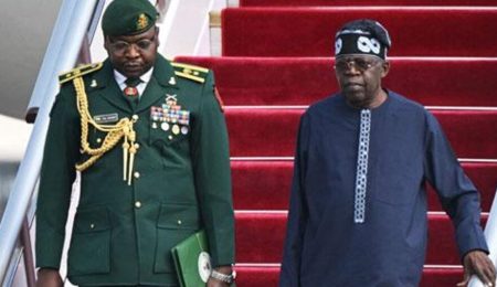 Tinubu Lands in Brazil for BRICS Summit, To Address Global South Leaders tinubu-lands-in-brazil-for-brics-summit,-to-address-global-south-leaders
