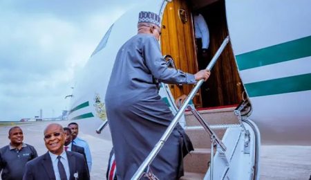 Shettima Departs Abuja For London Following Ex-President Buharis Death shettima-departs-abuja-for-london-following-ex-president-buharis-death
