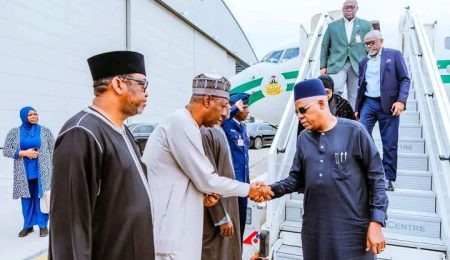 VP Shettima Arrives London to Escort Former President Buharis Remains Back to Nigeria vp-shettima-arrives-london-to-escort-former-president-buharis-remains-back-to-nigeria