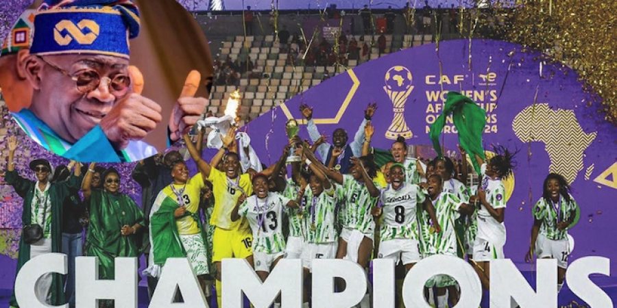 Tinubu Rejoices With Super Falcons For Winning WAFCON Cup Record 10th Time tinubu-rejoices-with-super-falcons-for-winning-wafcon-cup-record-10th-time