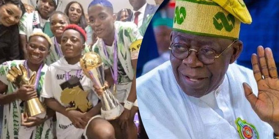 Tinubu To Victorious Super Falcons: Go And Enjoy Yourselves And Stay Safe tinubu-to-victorious-super-falcons:-go-and-enjoy-yourselves-and-stay-safe