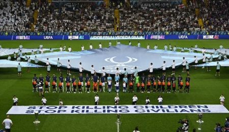 uefa-faces-criticism-over-banner,-gaza,-nigerian,-other-children-at-super-cup-final