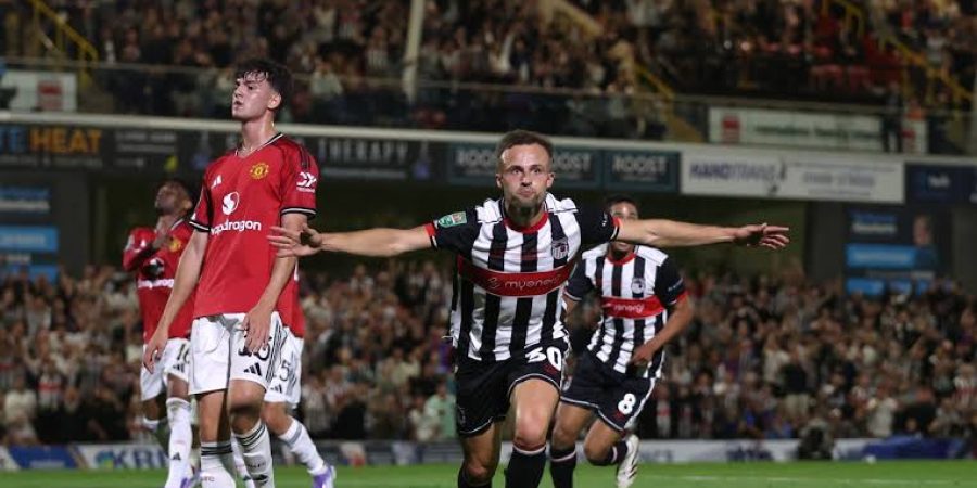 Shocker As Fourth-Tier Grimsby Town Knock Man United Out of Carabao Cup shocker-as-fourth-tier-grimsby-town-knock-man-united-out-of-carabao-cup