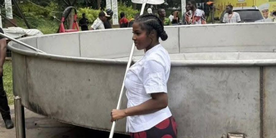 Hilda Baci Embarks On Guinness World Record Attempt For Largest Pot of Jollof Rice hilda-baci-embarks-on-guinness-world-record-attempt-for-largest-pot-of-jollof-rice