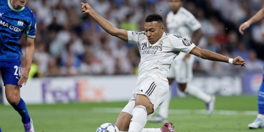 mbappe-nets-twice-in-comeback-win-against-marseille-at-bernabeu,-hits-50-for-real-madrid