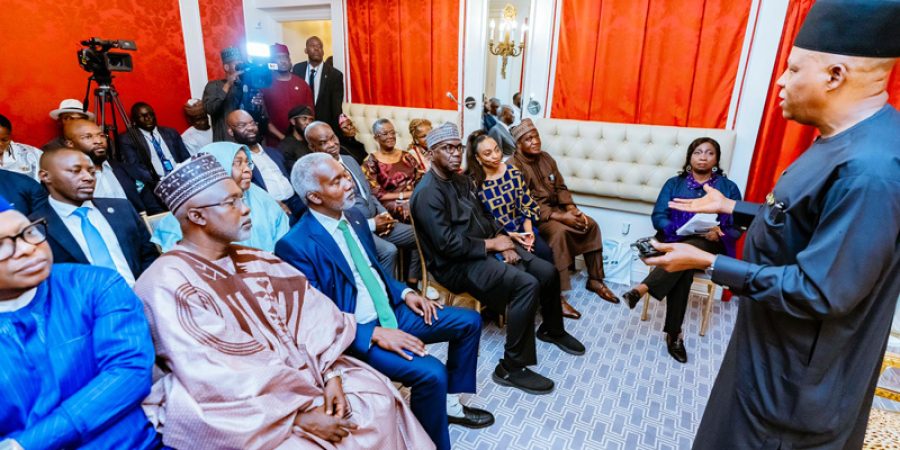 Shettima To Diaspora: Be Ready For Robust Engagement With Tinubu Government shettima-to-diaspora:-be-ready-for-robust-engagement-with-tinubu-government