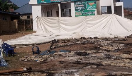 Suspected Arsonists Burn Ekiti ADC Office Ahead Of Executives Inauguration suspected-arsonists-burn-ekiti-adc-office-ahead-of-executives-inauguration