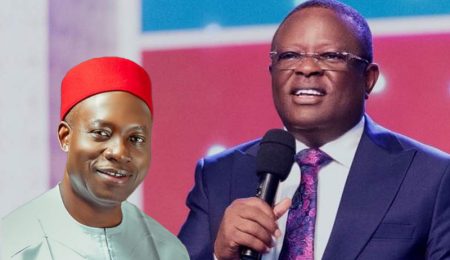 umahi-congratulates-soludo-on-re-election,-hails-his-progressive-leadership