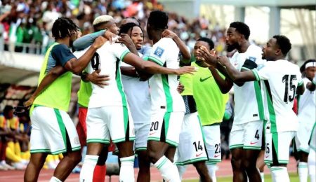 WCQ: Nigeria Thrash Gabon 4-1 AET To Reach Africa Playoffs Final wcq:-nigeria-thrash-gabon-4-1-aet-to-reach-africa-playoffs-final
