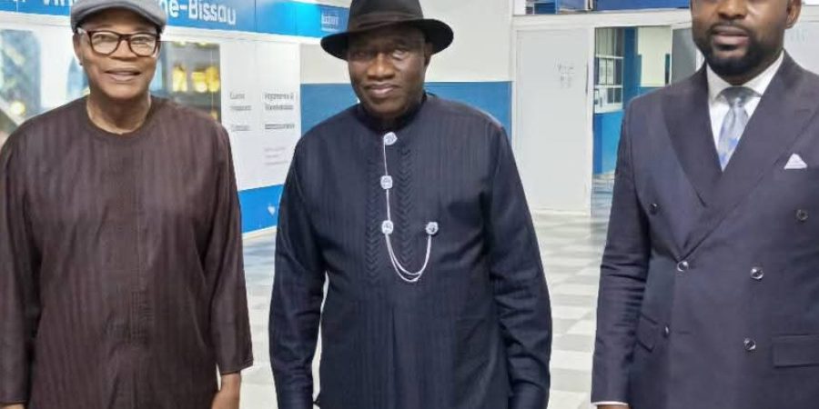 Former Nigeria President Jonathan, Others Trapped In Guinea-Bissau As Military Announces Coup former-nigeria-president-jonathan,-others-trapped-in-guinea-bissau-as-military-announces-coup