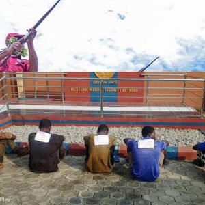 ondo-amotekun-parades-five-suspects,-rescues-kidnap-victims-after-fierce-forest-shootout