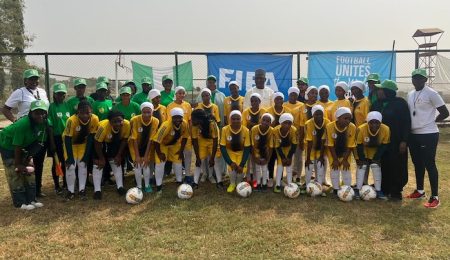 NFF Launches FIFA Talent Development Scheme For Girls In Abuja nff-launches-fifa-talent-development-scheme-for-girls-in-abuja