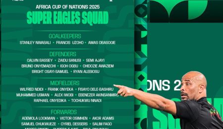 Uzoho In, Okoye Out As Chelle Lists 28-Man Super Eagles AFCON Squad With 5 Debutants uzoho-in,-okoye-out-as-chelle-lists-28-man-super-eagles-afcon-squad-with-5-debutants