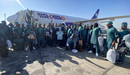 super-eagles-land-in-morocco,-set-sights-on-fourth-afcon-triumph