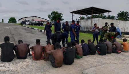 troops-destroy-22-illegal-refining-sites,-arrest-19-suspects-in-niger-delta