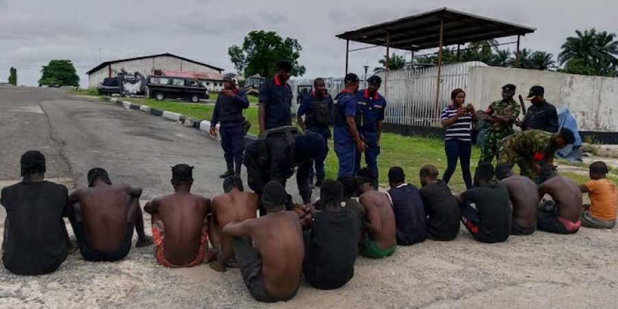troops-destroy-22-illegal-refining-sites,-arrest-19-suspects-in-niger-delta