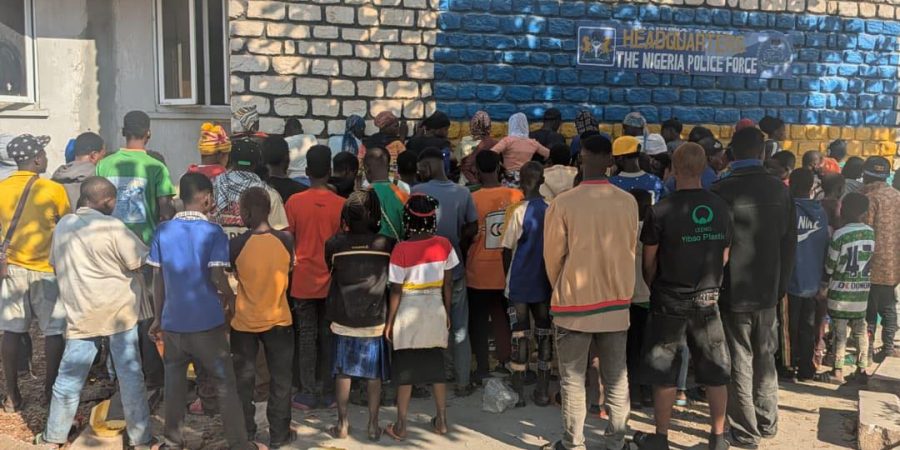 Police Foil Child Trafficking Plot, Rescue 76 Minors in Kaduna police-foil-child-trafficking-plot,-rescue-76-minors-in-kaduna