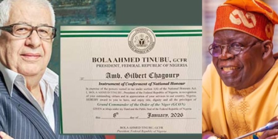 tinubu-awards-gcon-to-industrialist-gilbert-chagoury-for-economic-contributions